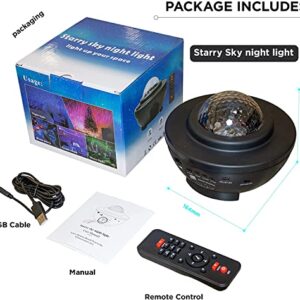 Galaxy Projector, 3 in 1 Star Projector Galaxy Light Projector for Bedroom with Remote Bluetooth Speaker Dynamic Starlight Projector Galaxy Night Light Projector for Kid Adult Birthday Christmas Gift