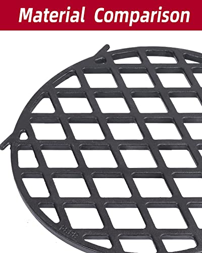 X Home 8834 Sear Grate Replacement for Weber 22.5 Inch Gourmet BBQ System, for Charcoal Grills, Diameter 11.9 Inch, Heavy Duty Cast-Iron