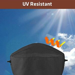Uniflasy 7113 Grill Cover for Weber Q100 Q1000 Q1200 Q200 Q2000 Q2200 Series, Fit Weber 50060001 51060001 54060001 Liquid Propane Grill, Compatiable with Weber 7113, Waterproof, Fade Resistant