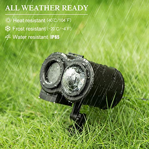 2023 New Year LED Projector Lights Outdoor,LUXONIC Waterproof Holiday Lights Projector with Remote Control ,for Christmas,New Year Decorations