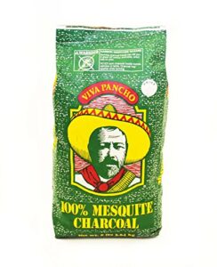 8 lb bag of authentic & natural 100% mesquite lump charcoal, handmade