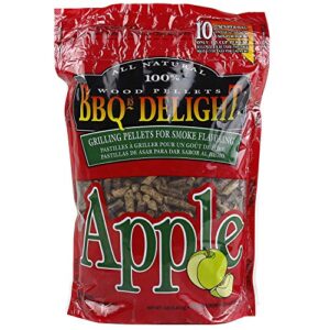 bbq’rs delight apple wood pellets 1lb bag