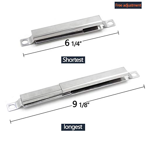 Hongso Grill Burner Tube, Heat Plate Shield, Crossover, Gas Grill Repair Kit for Kenmore 146.16197210, 146.34611410, 146.23678310, 146.10016510, 146.16132110, 146.34461410, BBQ Pro 146.23676310