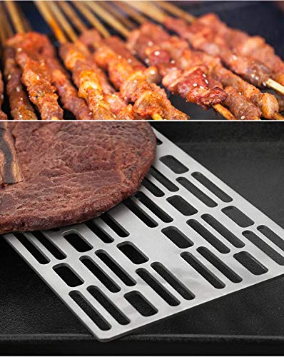 Tentock Titanium Barbecue Grill Grate Ultralight Roasting Kitchen Utensils Cooling Rack for Outdoor Camping Picnic