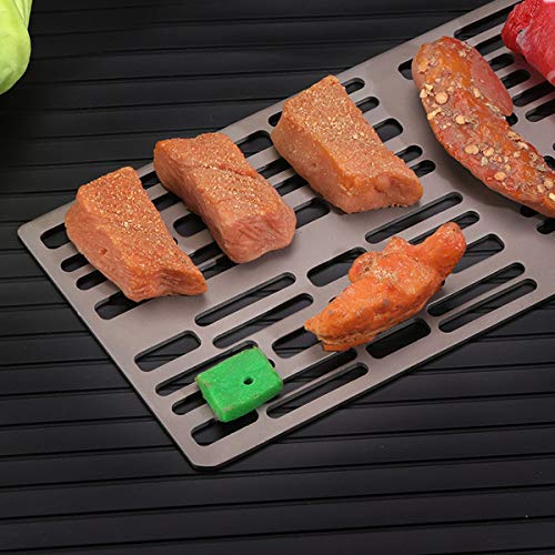 Tentock Titanium Barbecue Grill Grate Ultralight Roasting Kitchen Utensils Cooling Rack for Outdoor Camping Picnic