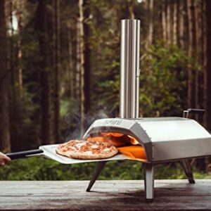 Ooni Karu 12 Multi-Fuel Outdoor Pizza Oven + Ooni 12" Perforated Pizza Peel + Ooni Karu 12 Carry Cover + Propane Gas Burner Bundle - Ideal for Any Outdoor Kitchen