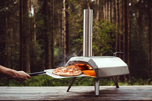 Ooni Karu 12 Multi-Fuel Outdoor Pizza Oven + Ooni 12" Perforated Pizza Peel + Ooni Karu 12 Carry Cover + Propane Gas Burner Bundle - Ideal for Any Outdoor Kitchen