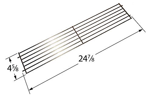 Music City Metals 02345 Chrome Steel Wire Warming Rack Replacement for Select Weber Gas Grill Models