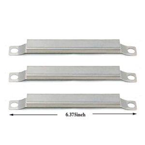 Replacement Parts Stainless Steel Burners,Heat Plates Tent Shield,Crossover Tubes Repair Kits for Charbroil 4 Burner 463268006, 463268007, 463248108, 463260707 Gas Grill Model