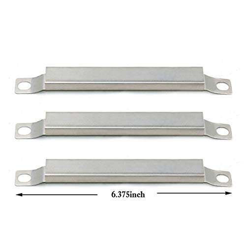 Replacement Parts Stainless Steel Burners,Heat Plates Tent Shield,Crossover Tubes Repair Kits for Charbroil 4 Burner 463268006, 463268007, 463248108, 463260707 Gas Grill Model