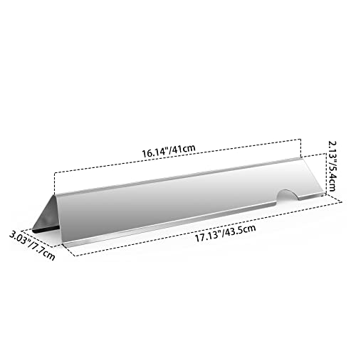 Onlyfire Stainless Steel Flavorizer Bars for Weber Genesis II 300 Series Gas Grill (Front-mounted Control Panel)