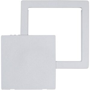 Wallo® 10 X 10-Inch Plastic Access Door, Reinforced Hinged Access Panel for Drywall Walls and Ceilings. Perfect for Providing Service Area for Plumbing/Wiring Applications and Electrical Access Panel