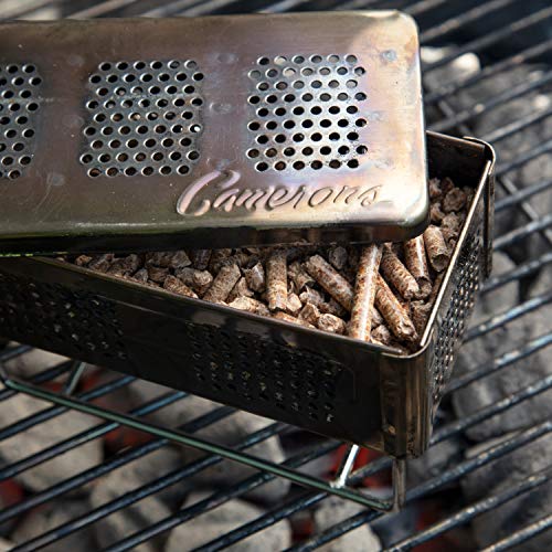 Camerons Smoking Wood Pellets (Mesquite, 1 Pint)- Kiln Dried BBQ Pellets- 100% All Natural Barbecue Smoker Chips- for Pellot Smokers and Pellet Grills - Easy Combustion, Infuse Smokey Flavor