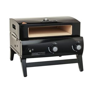 bakerstone 9152403 portable gas pizza oven, black
