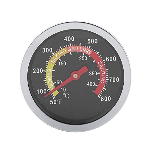 10-425? BBQ Stainless Steel Thermometer Bimetal Oven Thermometer 50~800? Temperature Gauge for Barbecue Cooking