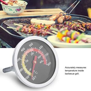 10-425? BBQ Stainless Steel Thermometer Bimetal Oven Thermometer 50~800? Temperature Gauge for Barbecue Cooking