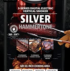 Pit Boss 3 Series Digital Electric Vertical Smoker in Silver Hammertone