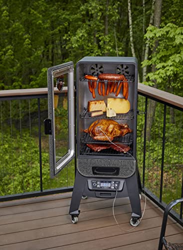 Pit Boss 3 Series Digital Electric Vertical Smoker in Silver Hammertone