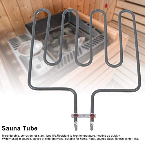 TOPINCN Stainless Steel Sauna Electric Heat Tube Straight Heat Sauna Heating Elements Component Heating Elements for Sauna Stove(SCA-2000W)
