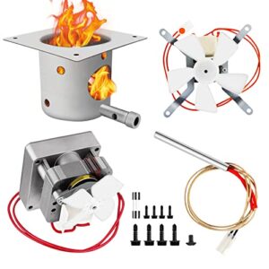 auger motor,grill induction fan kit, fire burn pot and hot rod ignitor,traeger parts replacement traeger grill parts for pit boss grill parts and auger motor for traeger grill,traeger fan ignitor kit