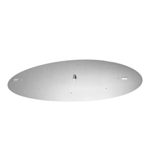 celestial 36″ round flat burner pan, stainless steel, 1/2″ npt, 18 gauge, for outdoor gas fire pits (compatible with celestial 18” and 24” round burner rings)