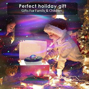 Star Projector,Galaxy Night Light Projector for Bedroom,Aurora Projector Compatible with Alexa & Smart APP,White Noise & Music Speaker,Night Light Projector for Kids Adults Home Party Ceiling Decor