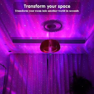 Star Projector,Galaxy Night Light Projector for Bedroom,Aurora Projector Compatible with Alexa & Smart APP,White Noise & Music Speaker,Night Light Projector for Kids Adults Home Party Ceiling Decor