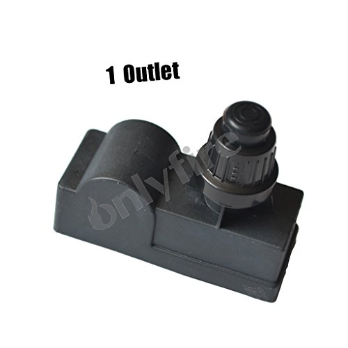 Onlyfire 14421 Spark Generator 1 Male Outlet "AAA" Battery Push Button Ignitor Igniter Replacement for Select Gas Grill Models by Amana, Uniflame, Surefire, Charmglow, Charbroil, Centro, Brinkmann, BBQ Pro, Bakers, Chefs and Solaire,Sterling, Broil Mate a