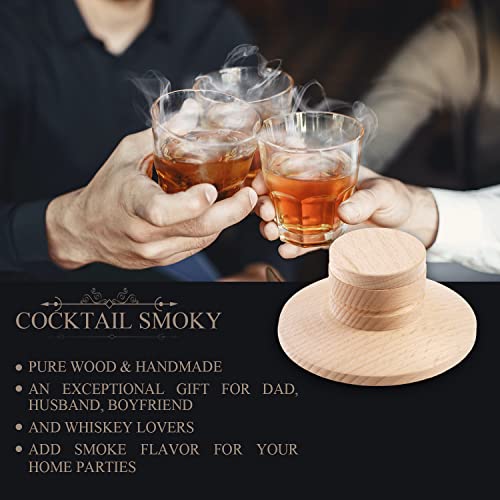 Cocktail Smoker Kit with 4 Different Wood Chips, Old Fashioned Whiskey Bourbon Drink Smoker kit, Best Gifts for Men, Drinking Lover