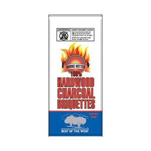 Best of the West All Natural Hardwood Charcoal Briquettes for Smoker Grill, Outdoor Cooking, Barbeque, and More, 10 Pound Bag