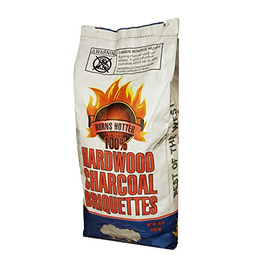 Best of the West All Natural Hardwood Charcoal Briquettes for Smoker Grill, Outdoor Cooking, Barbeque, and More, 10 Pound Bag