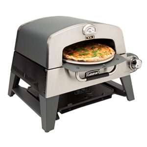 Cuisinart CGG-403 3-in-1 Pizza Oven Plus, Griddle, and Grill & CFGS-222 Take Along Grill Stand