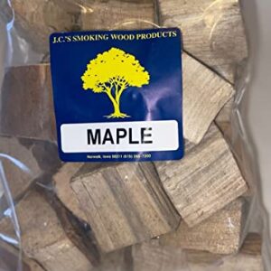 J.C.'s Smoking Wood Chunks - Gallon Sized Bag - Maple