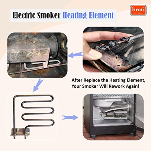 Electric Smoker Heating Element Replacement Part 9907120027 for Masterbuilt Heating Element 40" Electric Digital Control Smoker, 1200 watt