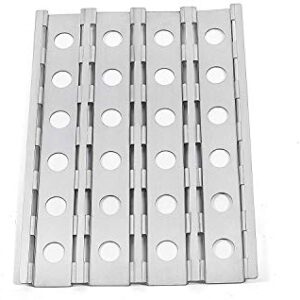 Votenli S9253A(3-Pack) 16GA Stainless Steel Heat Plate and Ceramic Briquette for Alfresco ALX2-30, ALX2-30C, ALX2-30CD, ALX2-30SZ, ALX2-30SZC, ALX2-30SZCD, ALX2-42, ALX2-42C, ALX2-42RFG, ALX2-42SZ