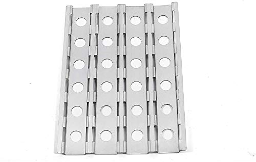 Votenli S9253A(3-Pack) 16GA Stainless Steel Heat Plate and Ceramic Briquette for Alfresco ALX2-30, ALX2-30C, ALX2-30CD, ALX2-30SZ, ALX2-30SZC, ALX2-30SZCD, ALX2-42, ALX2-42C, ALX2-42RFG, ALX2-42SZ