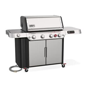 Weber Genesis SPX-435 Premium Smart Gas Grill, Natural Gas, Stainless Steel