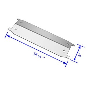 Boloda Steel Grill Heat Plates, 2PCS Grill Burner Replacement Parts, Heat Tent Vaporizor Bar for Brinkmann 810-9213-S, 810-9311-S, 810-9211-S, 810-9212-S Gas Models, Burner Covers