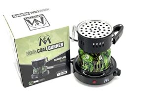 maestro coco hookah coal burner multipurpose electric charcoal burner coal burners starter – camouflage series (khaki)
