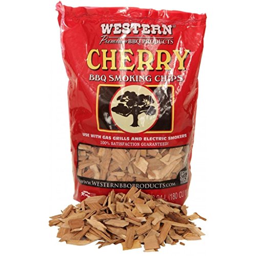 Western BBQ Premium‎ Wood Smoking Chips Variety (Pack of 4) Cherry, Hickory, Mesquite, Pecan