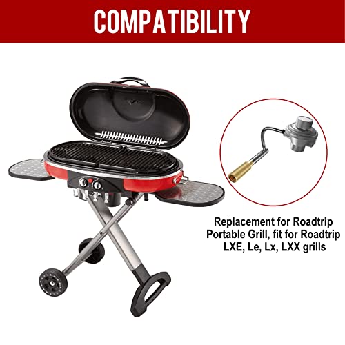 PatioGem fits to Coleman Roadtrip Grill Accessories, fits to Coleman Roadtrip Grill Parts Replacement, Grill Regulator, Gas Grill Regulator, fits to Coleman Grill Accessories, Propane Gas Regulator