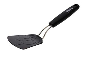 disney mickey mouse silicone turner – this mickey mouse disney spatula is ideal for turning food – perfect for any disney fan – black, measures 11 inches