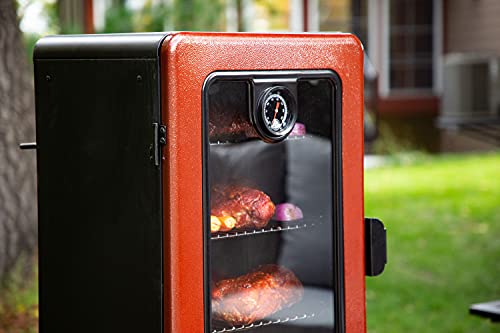 Pit Boss Grills PBV3G1 Vertical Smoker, Red Hammertone 684 sq inches