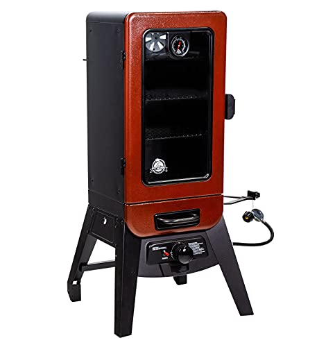 Pit Boss Grills PBV3G1 Vertical Smoker, Red Hammertone 684 sq inches