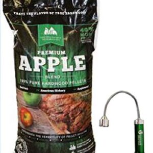 Green Mountain Grills Apple Blend Pellets with Free Grill Light GMG-2002