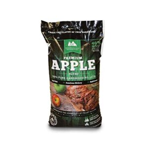 Green Mountain Grills Apple Blend Pellets with Free Grill Light GMG-2002