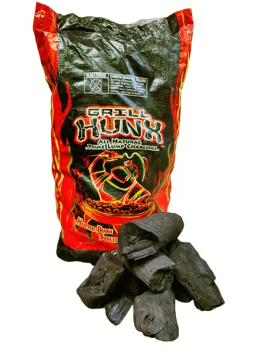 GrillHunx Pro Grade XL All Natural Hardwood lump Charcoal *20 lbs* Hand Selected for Grilling and Smoking. Restaurant Quality.…