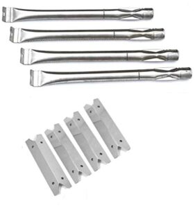 brinkmann 810-9410-s gas grill replacement kit includes 4 stainless burners & 4 stainless heat shields
