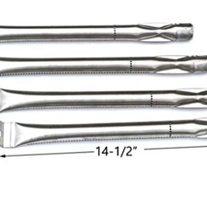 Brinkmann 810-9410-S Gas Grill Replacement Kit Includes 4 Stainless Burners & 4 Stainless Heat Shields