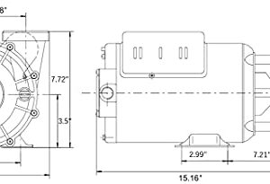 PUMP, LX 48WUA, 1.0hp, 115V, 48WUA1001C-II